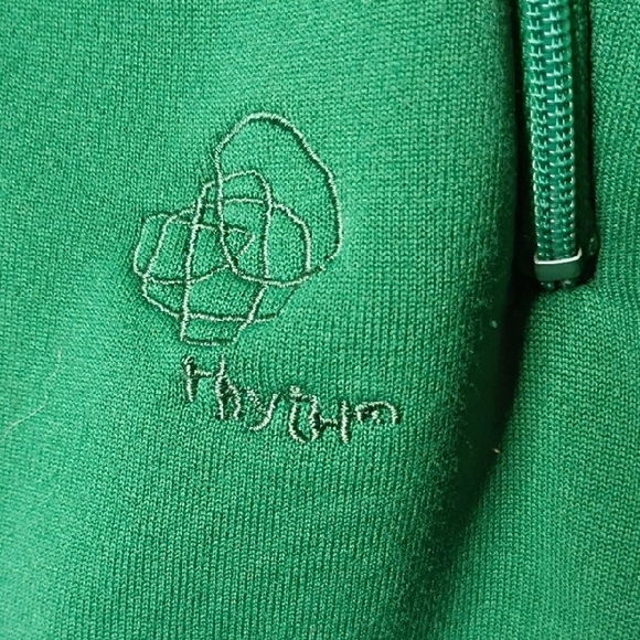 Patagonia Vtg 90s Men's Synchilla Full-Zip Fleece Jacket Forest Green M USA - Picture 5 of 10